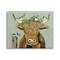 Stupell Industries Cattle & Birds Holiday Holly Canvas Wall Art